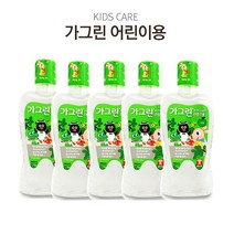 [제이몰] 충치예방~ 동아제약 키즈 가그린 사과향 380mL 에탄올 무첨가 홈케어, 5개