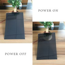 필름 윈도우 PDLC 샘플 전환 가능 6 색 10cm x 사무실 스티커, 5.green
