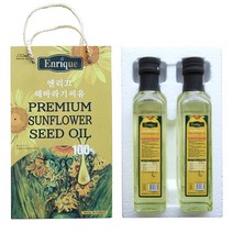 해바라기씨유 엔리끄 250ml x 2병 x 10세트 유리병 고급 식용유 세트 오일 세트 10세트