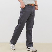 핏콕 남성용 겨울 스판 베이직 퍼 융털 기모본딩 면바지