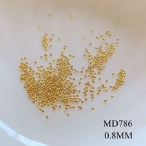 네일파츠 네일스톤약. 100 개/가방 금속 스터드 라운드 미니 네일 아트 메탈 3D Charms, 04 MD786