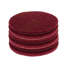 Utoolmart 5inch Scrubber Scouring Pads Red For Electric Dill Auto Polishing Buffing Wheel Drill Brus, 1