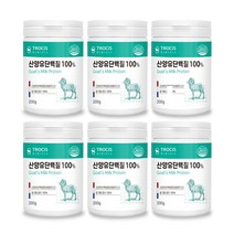 산양유 단백질 산양유단백분말 100% 산양우유 프로틴 가루 Protein 식약처 HACCP 인증, 6개, 산양유단백분말 200g