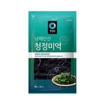 청정원 엄마손맛 맞벌이 우리가족 남해안산 청정 미역 80g(32인분) 국민국 아기국 산모 자취 집밥 간편식 오이냉국 무침 생일 산모 출산 미소장국, 3개