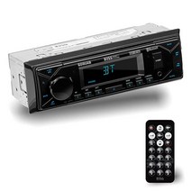 BOSS Audio Systems 609UAB 멀티미디어 자동차 스테레오 - 싱글 딘 블루투스 오디오 및 핸즈프리 통화 내장 마이크 MP3 플레이어 CD/DVD 플레이어 없