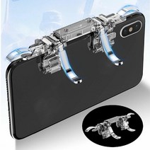 6 finger pubg mobile game controller 전화 gamepad trigger l1 r1 aimshooter 버튼 조이스틱 for iphone android, 협력사