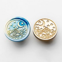 실링왁스세트 스템프 씰링 다꾸키트왁스 인감 스탬프 빈티지 공예 용품 봉투 웨딩 장식 나비 아이콘 씰링, 08 14-(3cm)