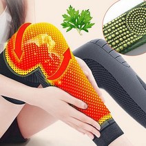 무릎보호대 등산 헬스 축구 관절 무릅 스포츠 남성 자가발열 2개, Size M GREEN