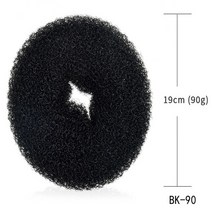 스폰지 Braider 여성 헤어 번 링 도넛 셰이퍼 메이커 11 사이즈 블랙 브레이더 스타일링 도구 도매, 11 BK-90