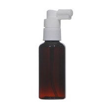 허브스프레이 헤어 스프레이용기 검정 흰색캡 20~500ml, 60ml, 갈색용기 흰색캡, 1개