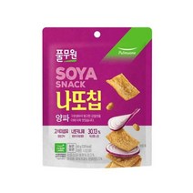 풀무원 간식 나또칩 양파 (40g) 탕비실 회사 어린이 성인 캠핑 차박 홈파티 영화 선물, 2개