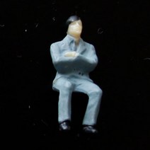한결모형 인체모형 (1대50) 건축모형 테라리움 디오라마, 004-C. 팔짱 낀 남자(컬러_1:50)