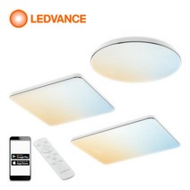 오스람 레드밴스 스마트 와이파이 LED 리모컨 사각 원형 직사각 방등 55W 60W 70W 디밍 색상 변환 가능 어플연동, 옵션 01. 스마트 사각 방등 55W
