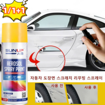 1/1+1 자동차 도장면 스크래치 리무빙 스프레이 친환경 보수 스프레이 모든 자동차적용 가능, 블루*1+1