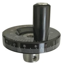 핸드휠 앵글 스케일이 포함된 핸드 휠 밀링 머신 내구성 있는 회전 핸들 크랭크 교체 선반, 10 x 63mm 2