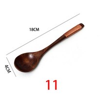 우동 스푼 라멘 숟가락 국자 나무 대나무 조리기구 아이스크림 커피 차 수프 저녁 식사 식기 주방 티스푼 케이터링 용품, [09] 9