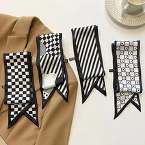 멜로운 데일리 쁘띠 스카프 머리끈 패션 포인트 헤어밴드