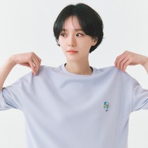 폴햄 폴햄 여성 루즈핏 콜라보 반팔 티셔츠_PHB2TR2110