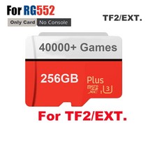 256g 40000 game anbernic new rg552 retro handheld game console player tf card linux system rg552 gam, 64g 20000 게임 카드