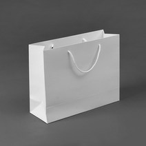 무지 가로형 종이 쇼핑백 화이트 43X32 예쁜쇼핑백 코팅쇼핑백 이쁜쇼핑백 선물용종이백 선물종이백