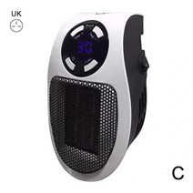 욕실온풍기 Electric Heaters Small Space Heater Thermostat Control Fireplace Radiator Mini Wall Mount Home Office Desktop Warm Air, UK