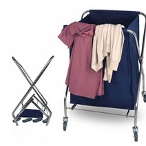 세탁실수납장 빨래 세탁물 바구니 목욕탕 호텔 접이식, E