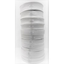 흰색 고무밴드 옷고무줄 고탄력 이중직밴드 수선 치마 바지고무줄 20mm 50마