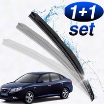 일음쇼핑^^m아반떼XD 와이퍼 500mm 450mm 세트 고급 차량 교체쉬운 자동차 유리 클립형 앞유리 닦이일medi^^