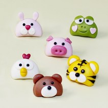 쌀이랑 놀자 동물 반달떡 송편 앙금 떡만들기 DIY 아동요리 방과후 추석, 대용량440g(25-30개용)