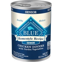 블루 버팔로 홈스타일 레시피 정원 야채 통조림 개밥을 곁들인 시니어 치킨 디너, 12.5-oz case of 12 bu 2