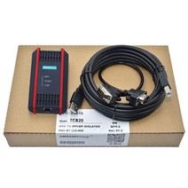 지멘스 s7-200300400 plc rs485 profibus mpi ppi 통신용 usb 프로그래밍 케이블 pc 어댑터 교체 6es7972-0cb20-0xa0, 자기 절연, 2.5m-4.5m