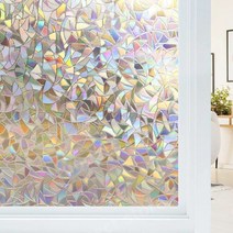 창문 필름 크기 창 필름 3D 생태 유리 비닐 집에 대 한 정적 집착 글라스 스티커, 90X100 CM, A