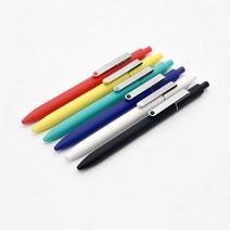 [카코] 미도트 젤펜 6종 노크식 볼펜, 직접입력1:미도트 젤펜 옐로우