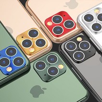 피오제이 아이폰11프로 카메라 렌즈캡 충격보호 기스방지 풀커버 케이스 악세사리, 1개