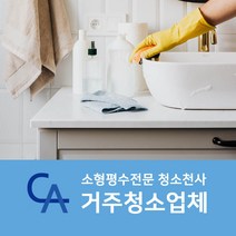 거주청소전문 청소서비스 업체, 예약금 5만원 결제