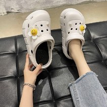 EVA 통굽 펀칭 슬리퍼 가벼운슬리퍼 키높이슬리퍼