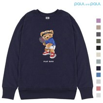 [폴앤폴] 서핑 곰돌이 남여공용 맨투맨