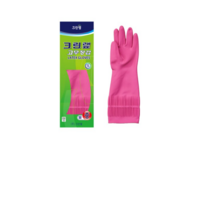 [크린랲] 고무장갑, 핑크, 대(L), 100개