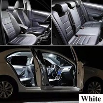 자동차 인테리어 LED 조명 Canbus 현대 i10 i20 i30 i40 ix20 ix35 투손 산타페 Santafe 차량 실내 돔지도 램프 키트 AliExpress, 없음, 6000K White+i30 (2012-2016)-8P