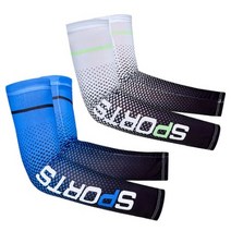 스마일팡팡 아이스 쿨 팔 토시 멀티 스카프 넥워머 세트, 쿨토시 2세트, 블루+블랙