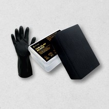 더클래스 더클레이 블럭 클레이바 송진 낙진 페인트 날림 제거제 차량 철분 타르 이물질 제거 장갑, 옵션01 더클래스 더클레이 블럭+장갑
