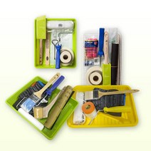 도구세트 페인트 용품 붓 로울러 트레이 테이프 마스킹 커버링 사포 샌더기 페인트봉, 실링에디져리필