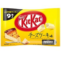 네슬레 일본 킷캣 초콜릿 미니 오토나의 달콤함 진한 말차 12입X12봉지, 치즈케이크9장X6봉개