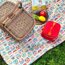 특대형피크닉매트 피크닉돗자리 부엉이, 부엉이특대형피크닉매트 1개