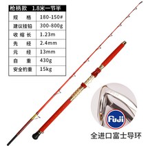 (해외구매대행)도깨비낚시 DEEP SEA HY 후지 FUJI 가이드 지깅대 선상대 다금바리대 대구대 전동릴대 선상낚시대 도깨비팜2, 1.80m 150호 핑거그립 Fuji 가이드