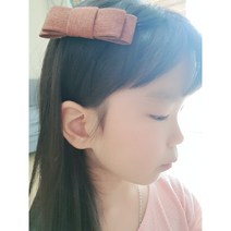 핸드메이드 제이스 포근 골지 헤어핀 2단리본핀 8 COLOR