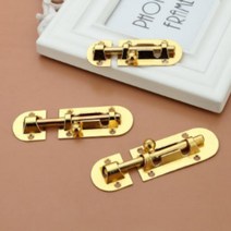 스테인레스 스틸 라운드 골드 도어 창 잠금장치, 1개