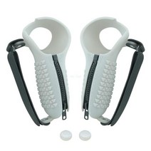 경량 VR 컨트롤러 쉘 그립 보호용 파우치 피코 4 용 로커 캡, 한개옵션1, 01 White