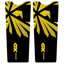 랩핑 데칼 산악 자전거 탄소 크랭크 스티커 데칼 액세서리, 03 gold, 1개