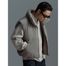 8SECONDS 에잇세컨즈 웰론 패딩 베스트 카키 262X38CY1H